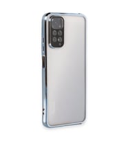Xiaomi Redmi Note 11 Kılıf Kamera Korumalı Lensli Silikon - Açık Mavi