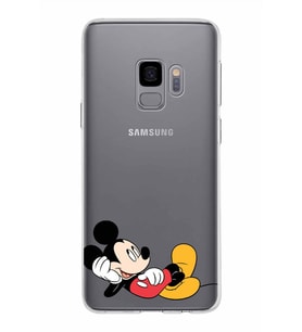 Samsung Galaxy S9 Kapak Mickey Mouse Tasarımlı Şeffaf Silikon Kılıf