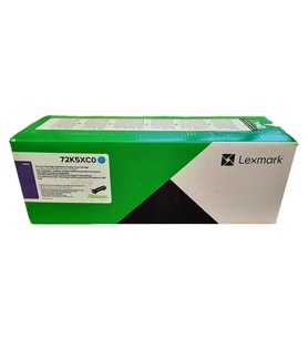 Tonersepeti Lexmark 72K5XC0 Ekstra Yüksek Kapasiteli Mavi Orjinal Toner