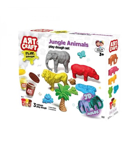 03997 Art Craft Orman Hayvanları Hamur Set 168 Gr -Fentoys