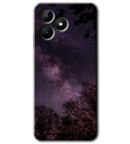 Realme C53 Kılıf HD Desen Baskılı Kılıf - Gece Galaksi