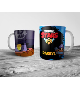 Pixxa Brawl Stars Darryl Kupa Bardak Model 1