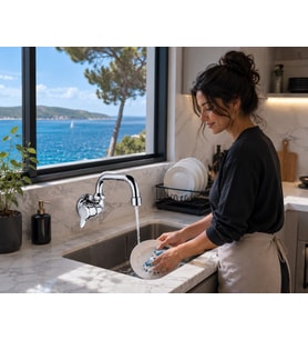 Duvardan Evye Lavabo Musluğu Acar Mıx 20.01.200