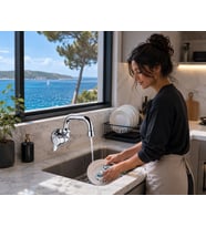 Duvardan Evye Lavabo Musluğu Acar Mıx 20.01.200