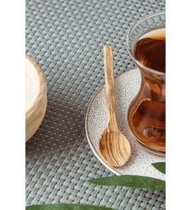 Zeytin Ağacı El Yapımı Ahşap Çay Kaşığı 12 cm Mutfak Gereci