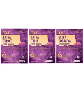 Kafa Dengi Yayınları TYT Sözel Set Türkçe - Tarih - Coğrafya Extra Soru Bankası