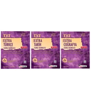Kafa Dengi Yayınları TYT Sözel Set Türkçe - Tarih - Coğrafya Extra Soru Bankası