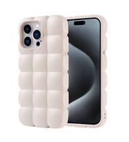 Apple iPhone 15 Pro Max Kılıf Parlak Esnek Silikon Zore Dom Dom Kapak