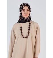 Armine Nostalji Serisi %100 Twill İpek Eşarp 8274D 02