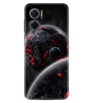 Xiaomi Redmi Note 11E Kılıf Resimli Desenli Silikon Platinium Series Dark World 1867