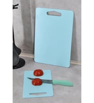 Kesme Tahtası Plastik 2'li Mavi