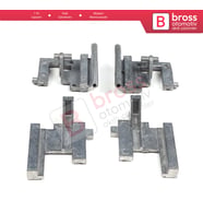 Renault Clio MK2 1998-2012 için Elektrikli  Sunroof Kızak Halat Metal Ayak Seti