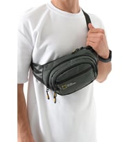 Erkek Bel Çantası Çok Cepli Free Bag Omuz Çantası Fonksiyonel Kullanım 20*12 Cm Mega Bag The Northwest (Gri)