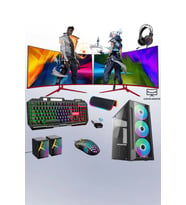 Xaser Xsr208 i5 3470 16GB Ram 512GB SSD 4GB RX550 Ekran Kartı 24" Dual Curved Oyun Bilgisayarı