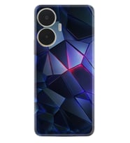 Realme C55 Kılıf Resimli Desenli Silikon Platinium Series Üçgenler 2 1872