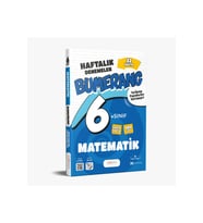 Günay Yayınları 2025-2026 Müfredat 6.SINIF BUMERANG 32 HAFTALIK MATEMATIK DENEMELERI (Çok Renkli)