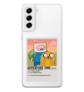 Samsung Galaxy S22 Uyumlu Adventure Time Tasarımlı Şeffaf Telefon Kılıfı