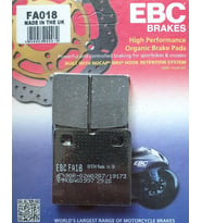 Ebc Fa018 1983-1989 BMW K 100 RT Uyumlu Arka Fren Balatası Organik Balata