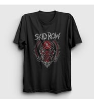 Presmono Unisex Siyah Gas Mask Skid Row T-Shirt 430623tt