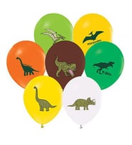 Jurassic Dinozor Baskılı Balon 10 adet-