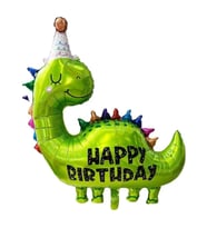 Happy Bırthday Dinozor Folyo Balon 89x86 cm