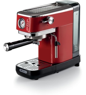 Ariete Moderna Espresso Slim Kahve Makinesi Kırmızı 1381/13 - Metal Espresso Kahve Makinesi, Öğütülm