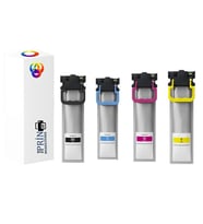 Epson WorkForce Pro WF-C5790DWF-WF-C5790DWF-BAM Muadil Kartuş Seti 4 Renk