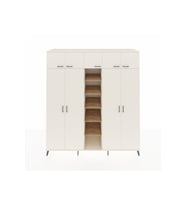 Kronos Dolap 18 Raflı 9 Kapaklı 220x59x243 Aytaşı-Aytaşı/Çam