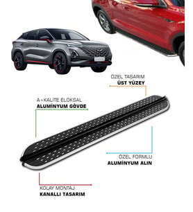 CHERY OMADA 5 UYUMLU 2023 2024 2025 2026 2027 ARACA ÖZEL YAN BASAMAK