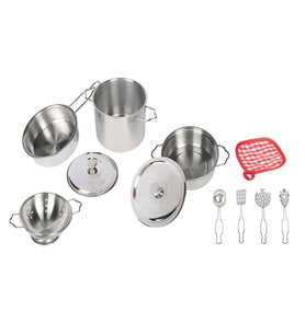 Atf-3815-1A 11 Parça Çeli̇k Tencere Tava Set