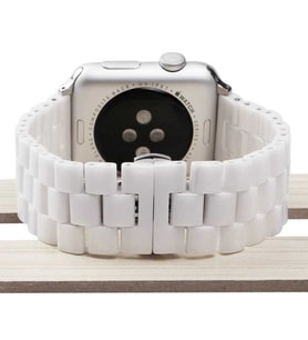 Lexroo Watch Ultra 49mm Kordon KRD-15 Metal Strap Kayış - Beyaz