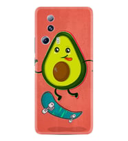Xiaomi Mi 13 Lite Kılıf Silikon Desen Özel Seri Avokado Skate 1741