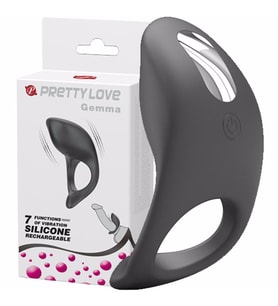 Pretty Love Gemma 7 Mod Şarjlı Titreşimli Penis Halkası BI-210162 GG1-PH231