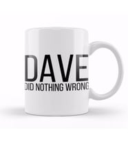 Dave Chappelle DID NOTHING WRONG Kupa Bardak Porselen