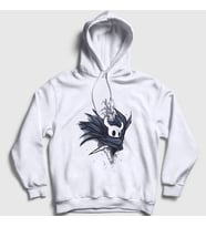 Presmono Unisex Beyaz Robe Oyun Hollow Knight Kapüşonlu Sweatshirt 492970tt