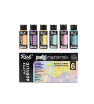 Rich Mastermix Akrilik Boya Pastel Renkler 6x60 cc