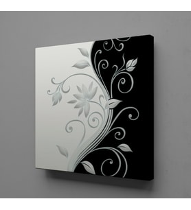 ÇİÇEKLİ MOTİF DESENLER KANVAS TABLO 200x200cm