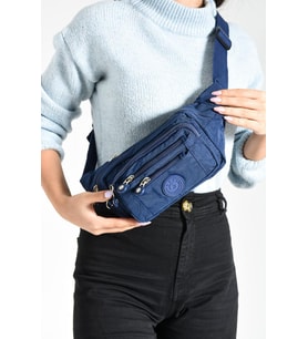 Unisex Bel Çantası Free Bag Klinkır Kumaş Hafif Yağmur Geçirmez Kumaş Çok Cepli