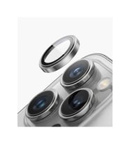 iPhone 16 Pro /16 Pro Max Uyumlu kamera lens koruyucu (Gri)