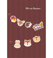 Orman Hayvanları Büyük Banner *Kalın Kağıt 150cm