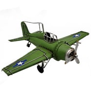Zero Fighter Dekoratif Metal Uçak