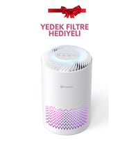 PURMED Pure Compact Hava Temizleme Cihazı, Aromaterapi, Yedek Hepa Filtre Hediyeli (Beyaz)