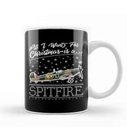 All I Want For Christmas Is A Spitfire Kupa Bardak Porselen