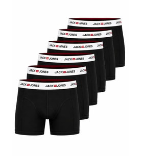 JACK JONES Erkek Büyük Beden 6 Adet Boxer 12295776 1