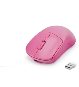 Dual Mode Şarjlı Kablosuz Mouse 2.4 Ghz Bluetooth 5.0 4000 Dpı Fuşya HDX3415R
