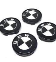 Bmw Siyah Jant Göbeği Takım 4 Pcs 68x65