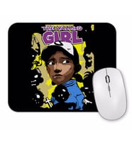The Walking Girl Mouse Pad
