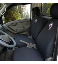 Hyundai H100 Siyah Penye Oto Koltuk Kılıfı - ALPINA Baskılı