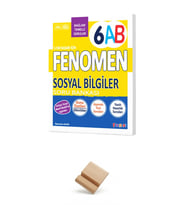 Fenomen 6. Sınıf Maarif 6 AB Sosyal Bilgiler Soru Bankası + Telefon Standı