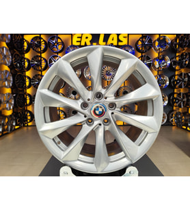 4 Adet BMW ORIJINAL 8-9*18 5*120 ET43 72.6 SILVER JANT REVİZE EDİLMİŞ (Takım)
